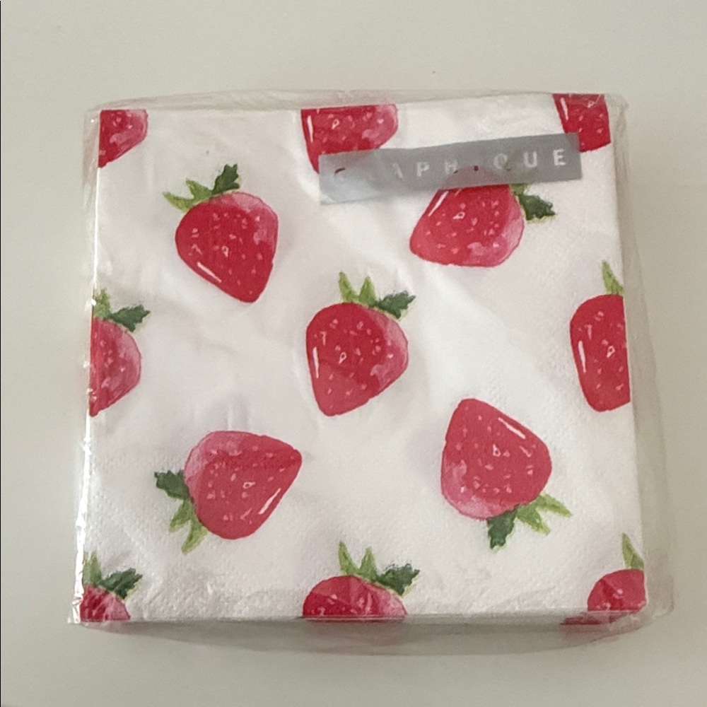 NET Strawberry Print Napkins